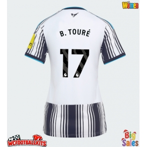 Newcastle United Bazoumana Toure #17 Replica Home Stadium Shirt for Women 2026-27 Short Sleeve